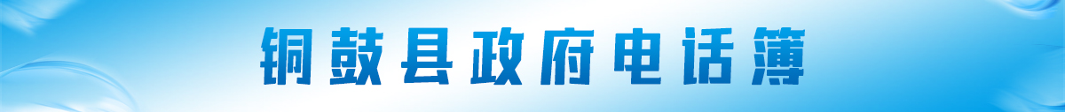 銅鼓縣政府電話簿